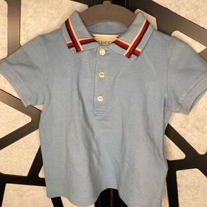 Gucci polo shirt 9/12 months